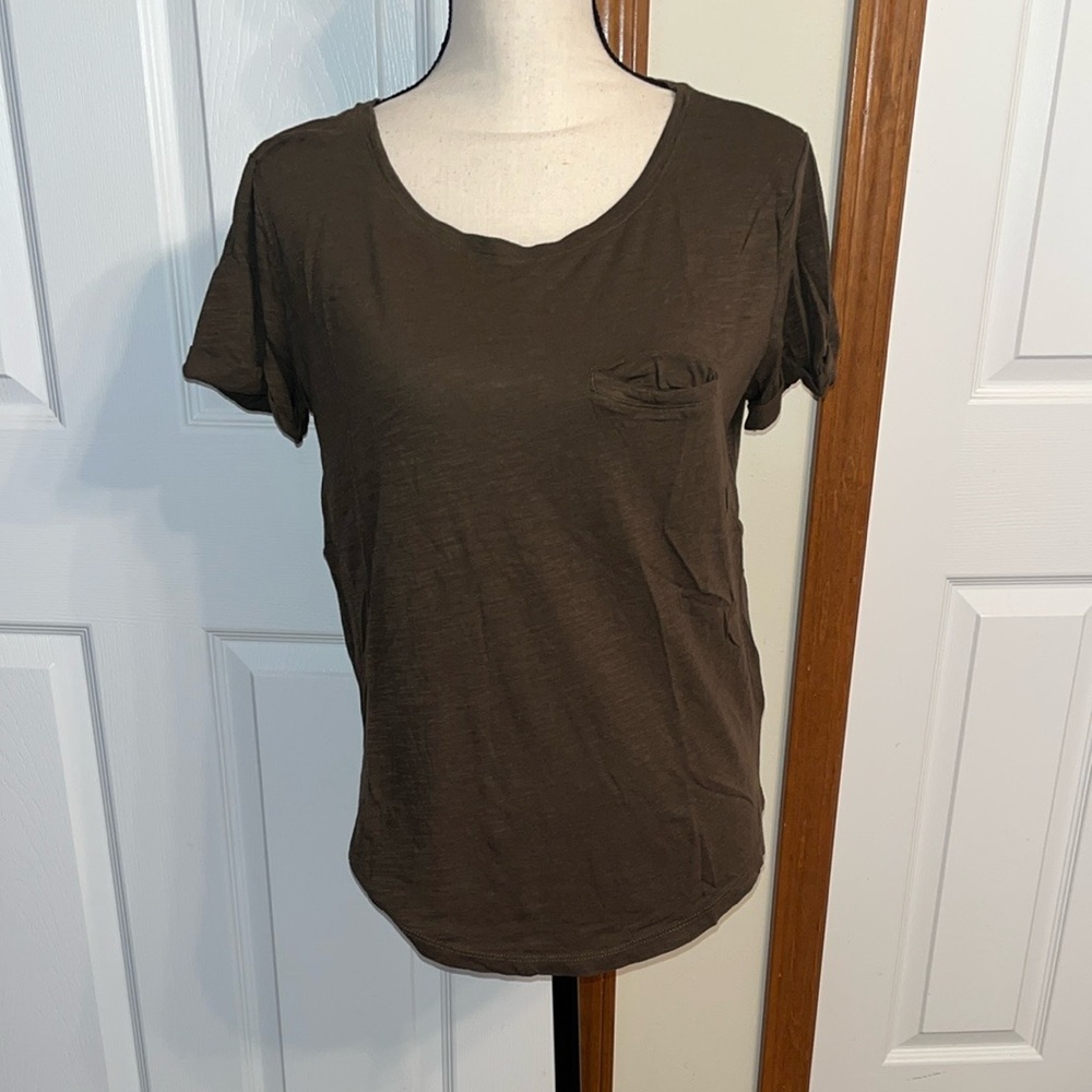 H&M Basics Green T-Shirt